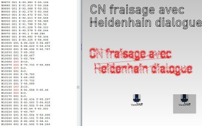 CN fraisage avec Heidenhain dialogue (38 UE)